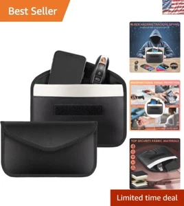 Kompakte 2er-Pack schlüsselloser Zugang Signal blockierende Taschen für ultimative Autosicherheit - Bild 1 von 9