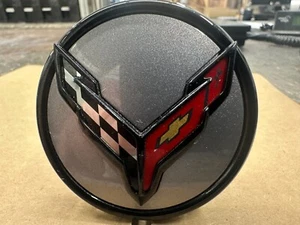 2 5/8" Chevrolet Corvette Grey Center Cap #84691533 single - Picture 1 of 5