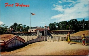 Postal militar de Fort Holmes Mackinac Island, Michigan MI - Imagen 1 de 2