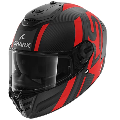 Shark Spartan RS Carbon Motorcycle Motorbike Helmet - Shawn Mat DAR - Image 1 of 3