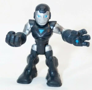 Hasbro Heroes Iron Man Mini Figure Squad Blue, Gray & Black Ironman Loose Marvel - Picture 1 of 6