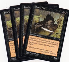 4 x Dauthi Slayer creature from Tempest (MTG)