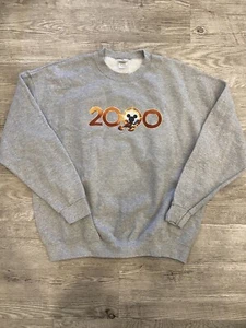 THE DISNEY STORE VINTAGE 2000 MICKEY MOUSE SWEATSHIRT CREW WOMENS 2XL UNISEX - Picture 1 of 8