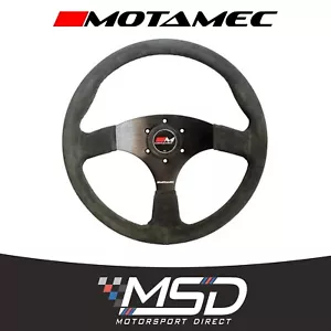 Volante Motamec Race/Rally radios planos 350 mm gris oscuro gamuza y negro... - Imagen 1 de 4