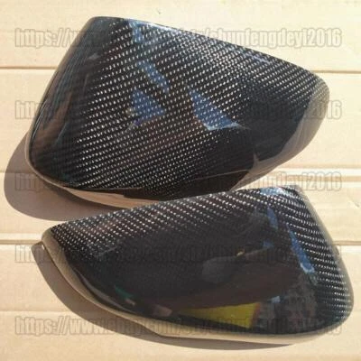 For Volvo S80 C30 S40 V50 V70 C70 carbon fiber Look Side Door Mirror Cover Trim - Изображение 1 из 4