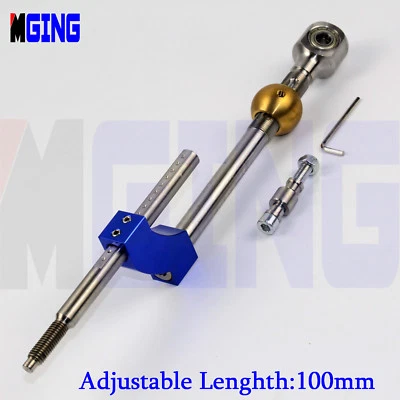 Palanca de cambios corta altura ajustable Integra azul para Honda Civic CRX B16 B18 B20 D16 Foto 1 de 4