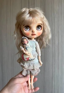 Blythe Doll Clothes -- Retro Style Lovely Girls Daily Casual Wear Set (OOAK) - Picture 1 of 21