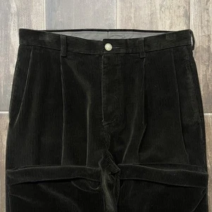 Vintage 2000s Nautica Rigger Classic Fit Pleated Corduroy Trousers - Picture 1 of 8