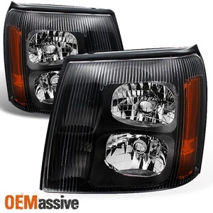 Fit 2003-2006 Escalade Headlights Lamps Light HID Models 03 04 05 06 Left+Right - Bild 1 von 7