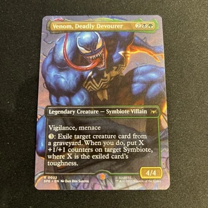 MTG Venom, Deadly Devourer - 0022 - R - Non Foil - Borderless - Spider-Man - NM - Bild 1 von 2