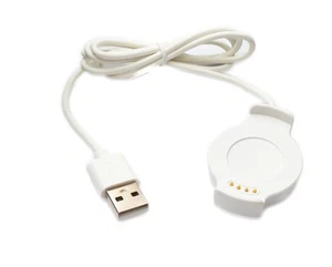 USB 2.0 Cable 100 Cm Charging Station For Huawei Smartwatch In White - Photo 1 sur 4