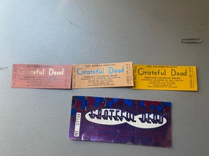 Grateful Dead Konzert Ticket Stub Oakland Coliseum NYE 31.12.1989 + 27.28.30 Dezember - Bild 1 von 1