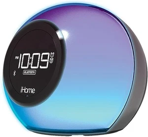 iHome Radiowecker mit Bluetooth Lautsprecher und Farbwechsellampe mit USB - Bild 1 von 6