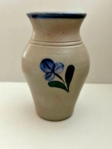 Vintage Rowe Pottery Works Salt Glazed 6" Vase EXCELLENT CONDITION - Picture 1 of 5