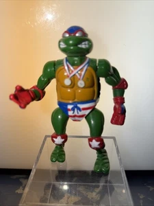 TMNT Figur Raphael Olympic Swimmer 1992 Teenage Mutant Ninja Turtles Playmate - Bild 1 von 7