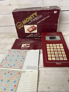 Monty Plays Scrabble: Portable Computer Console — Tested/Working — 1982 Ritam - Picture 1 of 10