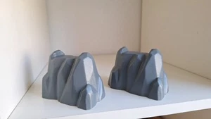 2 Brio world wooden Railway Train Replacement Mountain Rock Risers Spare Extra - Picture 1 of 10
