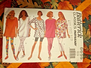 Butterick Classics Sewing Pattern 6659 Top Leggings Casual Fashion XS S M - Picture 1 of 2