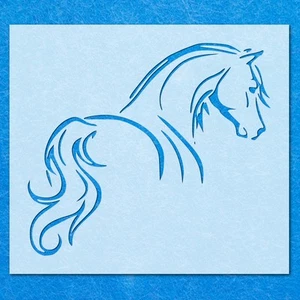 Horse Farm Animal Stencil, Mylar Airbrush Painting Wall Art Crafts - Picture 1 of 30