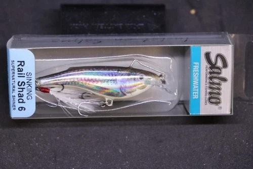 Señuelo de pesca en hielo Salmo Rail Shad - Supernatural Shiner - 2 3/8" 1/2 oz Foto 1 de 1