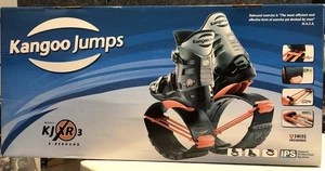 Kangoo Jumps KJ XR3 SE X-Rebound Bounce Boot Black Orange Men 9-11 . w/Extras - Picture 1 of 4