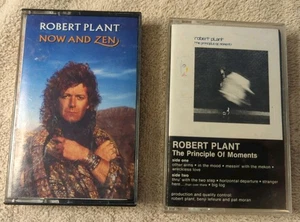 Robert Plant 2 Cassette Lot - Now And Zen & Principle of Moments Led Zeppelin - Picture 1 of 6