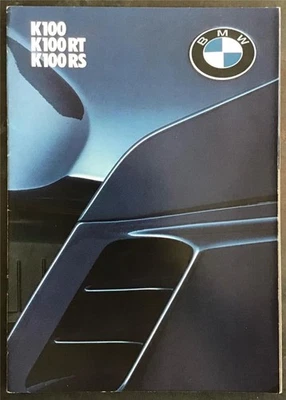 BMW K100 K100RT K100RS MOTORCYCLE Sales Brochure NOV 1983-1984  #311200220 11/83 - Image 1 of 4
