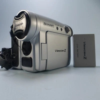Sharp VL-Z1H Handheld MiniDV Camcorder Silver Tested - Image 1 of 4