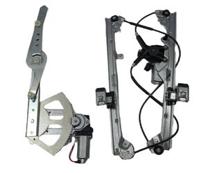 Dorman 741-654/741-655 Front Power Window Regulator Motor Assembly Pair - Picture 1 of 1