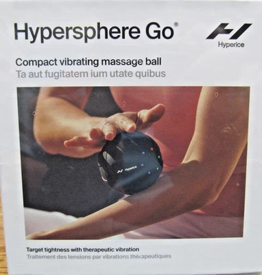 NOVA BOLA DE MASSAGEM VIBRATÓRIA COMPACTA HYPERICE HYPERSPHERE GO 3 VELOCIDADES FRETE GRÁTIS - Imagem 1 de 4