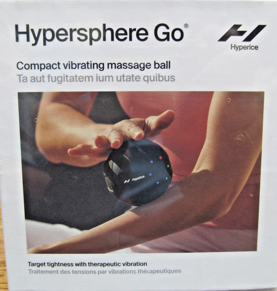 HYPERICE HYPERSPHERE GO COMPACT VIBRATING MASSAGE BALL 3 SPEED