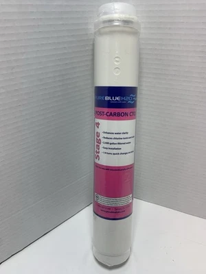 💦Pure Blue H20 Post-Carbon CTO Stage 4 Reverse Osmosis Filter New Sealed - Image 1 of 4