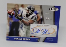 2009 SAGE Hit - Autographs #A34 Donald Brown Rookie AU, RC