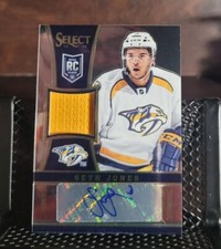 Seth Jones 2013-14 Panini Select Hockey Auto RPA /199