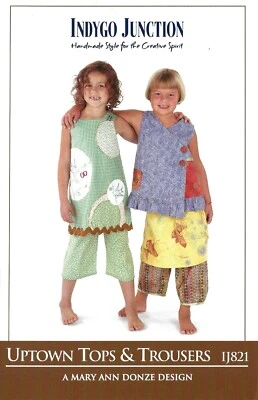 Indygo Junction - Uptown Tops & Trousers, Wrap Tunic, Cropped Pants Sz 2-6 UNCUT - Image 1 of 3