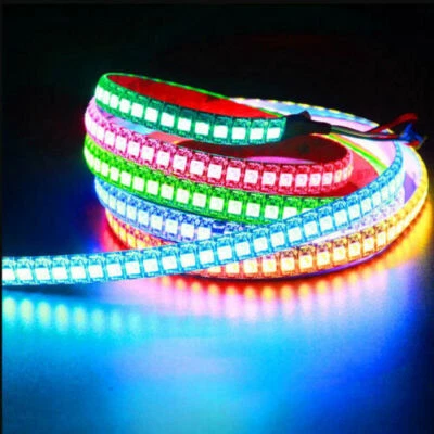 1M 5V WS2812B RGB LED Strip 30/60/144 LEDs 5050 ws2812 IC Individual Addressable - Image 1 of 4