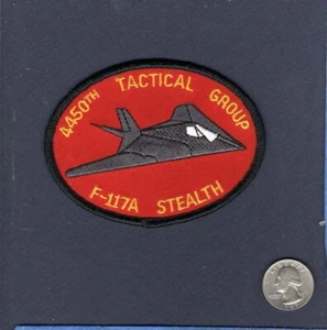 4450th TG Tactical Group F-117 NIGHTHAWK Lockheed Stealth Fighter Squadron Patch - Picture 1 of 1