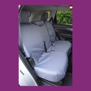 Dacia Duster Commercial 2018-2024 Tailored Waterproof Rear Back Grey Seat Covers - Picture 1 of 3