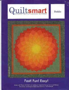 Quiltsmart Dahlia Pattern and Interfacing  - Makes one 40" Flower - NEW - Picture 1 of 2