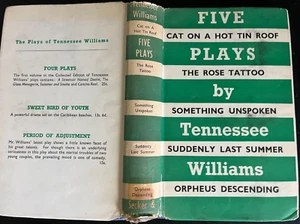 Vintage 1962 FIVE PLAYS BY TENNESSEE WILLIAMS Cat On A Hot Tin Roof Rose Tattoo+ - Picture 1 of 4