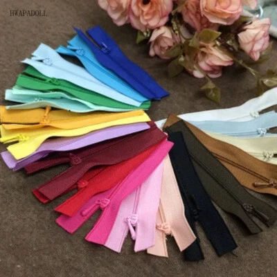 10 piezas Aleatorio No.#0​ Mini Cremallera Muñeca Vestido Cremallera 9 cm Costura Hágalo Usted Mismo Accesorios Foto 1 de 2