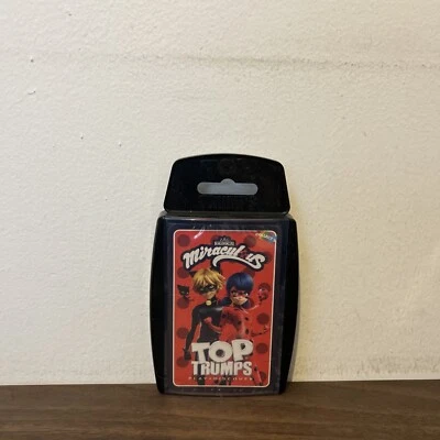NUEVO - Miraculous Top Trumps Miraculous Lady Bug & Cat Noir juego de cartas cuarteto Foto 1 de 3