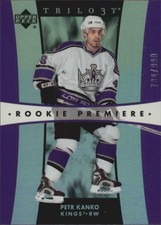 2005-06 Upper Deck Trilogy Kings Hockey Card #264 Petr Kanko RC/999