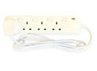 Genuine White 2M 13 A 4 Way Individually Switched Electric by PowerPlus