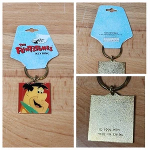 Vintage 1994  The Flintstones Hana-Barbera 1994 Fred Flintstone Key Chain - Picture 1 of 1