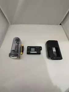 Sony Exmor R Steady Shot HDR-AS15 w/ AKA-LU1 Camcorder Cradle LCD and Case - Picture 1 of 7