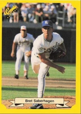 1987 Classic Update Yellow Bret Saberhagen Kansas City Royals #116 - Image 1 of 2