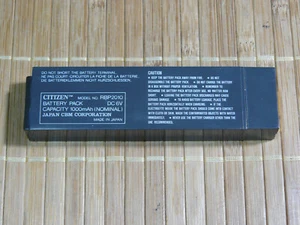 X-RARE CITIZEN CBM 2000 II VINTAGE DISCMAN PARTS: POWER PACK BATTERY RBP2010. - Foto 1 di 4
