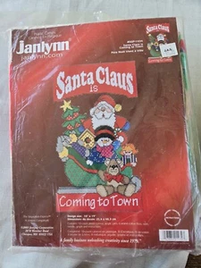 Janlynn Santa Clause Is Coming To Town SGP-1434 lona de plástico sellada - Imagen 1 de 3