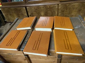 Jules Renard, 6 volumes La Belle Edition,relié Cuir numérotés, vélin de Lana. - Bild 1 von 12